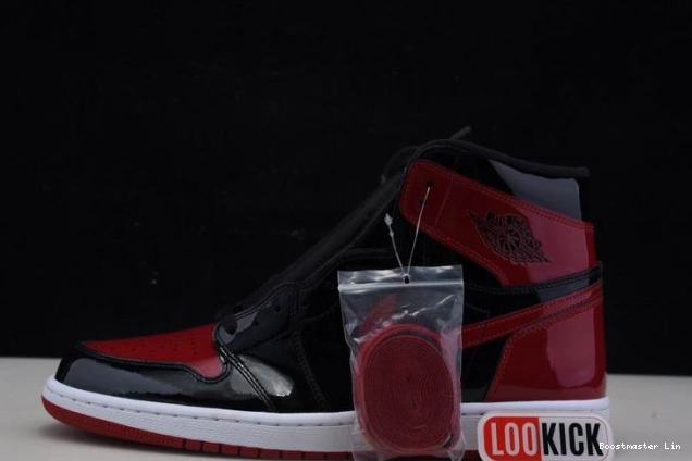 Bmlin Air High Patent Bred OG Jordan 1 555088-063 0724